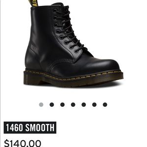Dr. Martens | Shoes | Dr Martens 40 Smooth Black Combat Boots | Poshmark